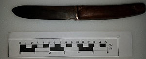 Civil war era wood handle knife