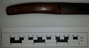 Civil war era wood handle knife