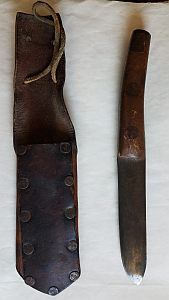 Civil war era wood handle knife