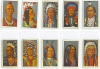 Tobacco Cards Godfrey Phillips Ltd. London - "Red Indians"