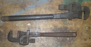 Two monkey wrenches, 20 inch and 18 inch