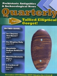 Prehistoric Antiquities & Archaeological News Quarterly 2004 Nov XXIV