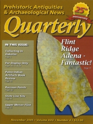 Prehistoric Antiquities & Archaeological News Quarterly 2005 Nov XXV