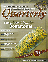 Prehistoric Antiquities & Archaeological News Quarterly 2010 Nov XXX